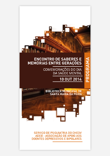 Programa do colóquio pelo dia mundial da Saúde Mental 2014