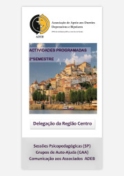 Folheto 2016 (2º Semestre) Atividades ADEB, Delegação Centro