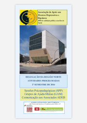 Folheto 2016 (2º Semestre) Atividades ADEB, Delegação Norte