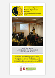 Folheto 2016 (2º Semestre) Atividades ADEB, Sede Nacional