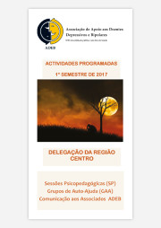 Folheto 2017 (1º Semestre) Atividades ADEB, Delegação Centro