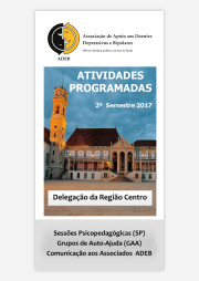 Folheto 2017 (2º Semestre) Atividades ADEB, Delegação Centro