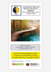 Folheto 2017 (2º Semestre) Atividades ADEB, Sede Nacional