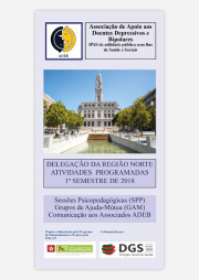 Folheto 2018 (1º Semestre) Atividades ADEB, Delegação Norte