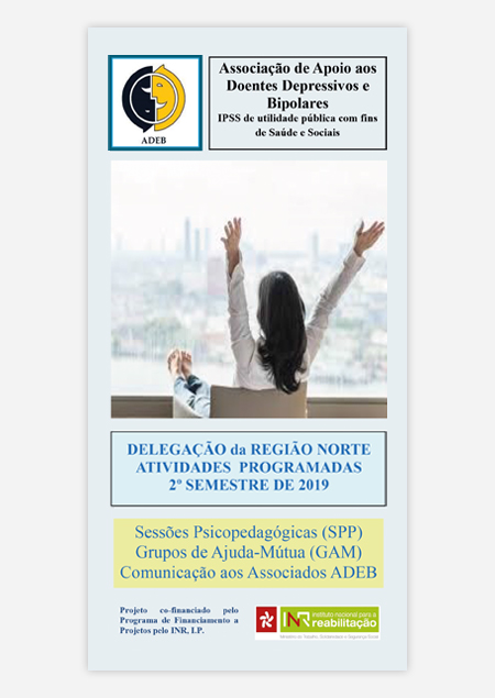 Folheto 2019 (2º Semestre) Atividades ADEB, Delegação Norte