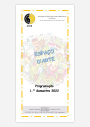 Folheto 2022 (1º Semestre) Espaço d'Arte ADEB Sede Nacional