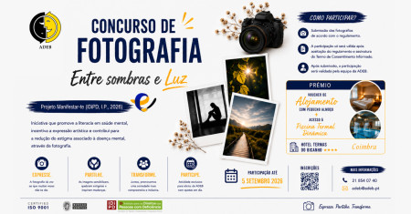 Concurso de Fotografia "Entre Sombras e Luz"