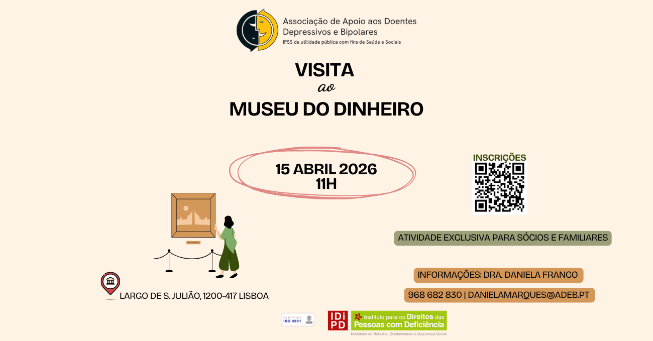 Visita ao Museu do Dinheiro | 15 de abril de 2026, às 11h