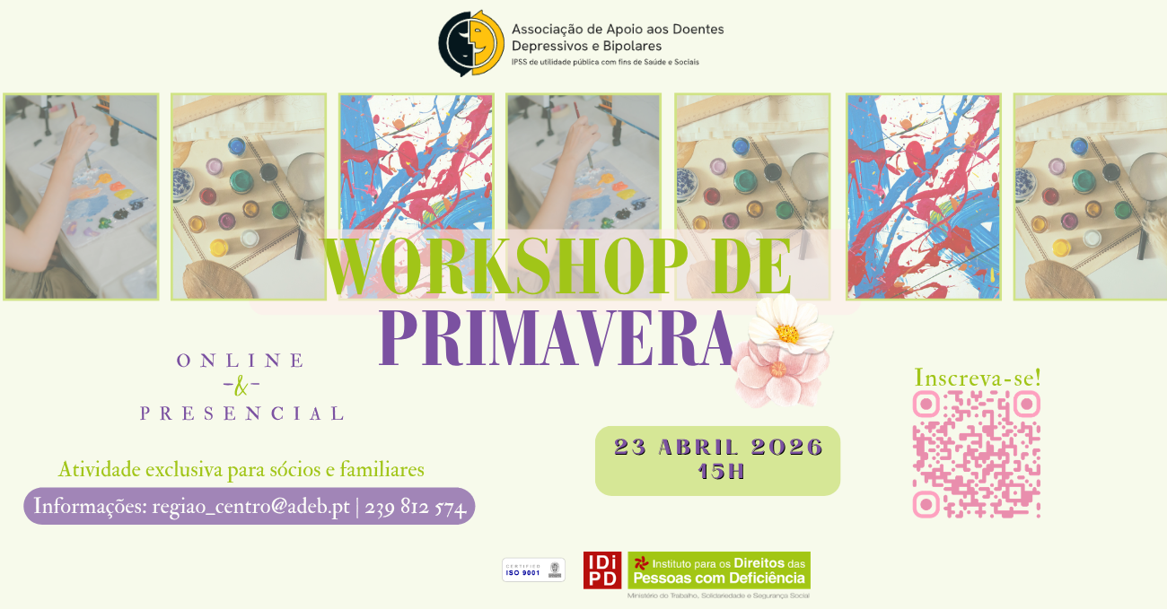 Workshop Primavera | 22 de abril de 2026, às 15h
