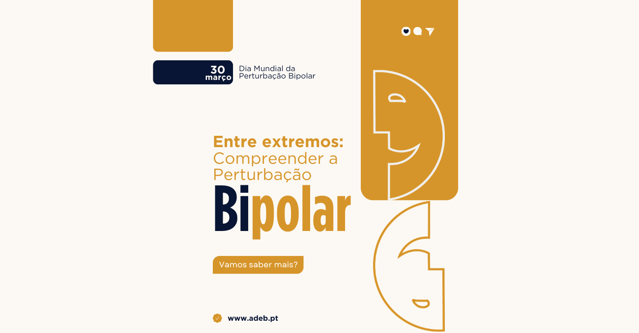 Dia Mundial da Perturbação Bipolar | 30 de março