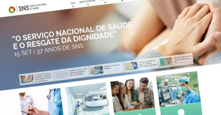 Novo portal do Serviço Nacional de Saúde