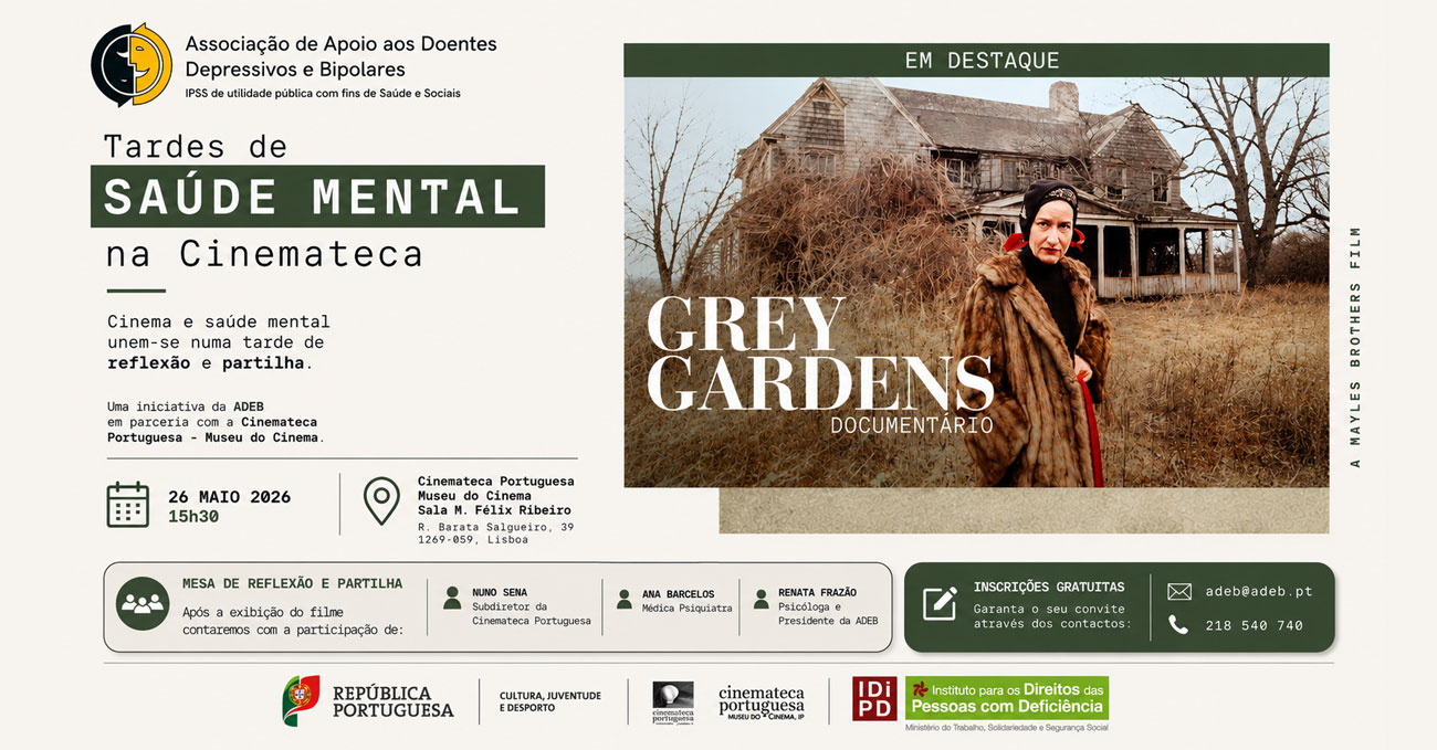 Tardes de Saúde Mental na Cinemateca Portuguesa